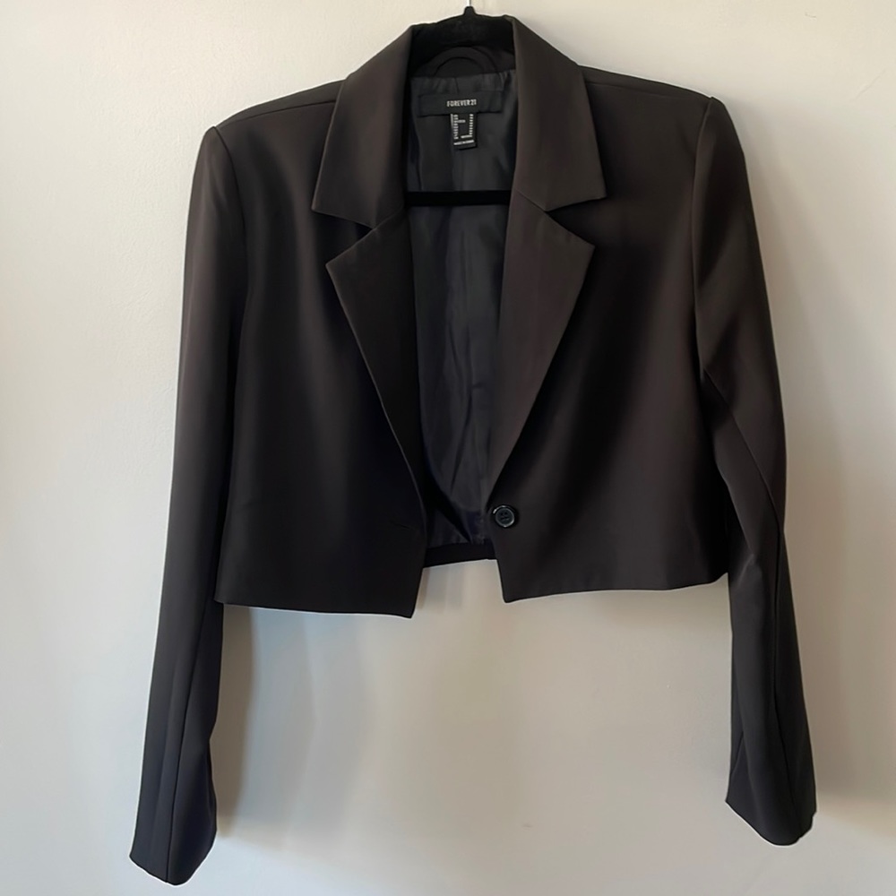 Cropped blazer